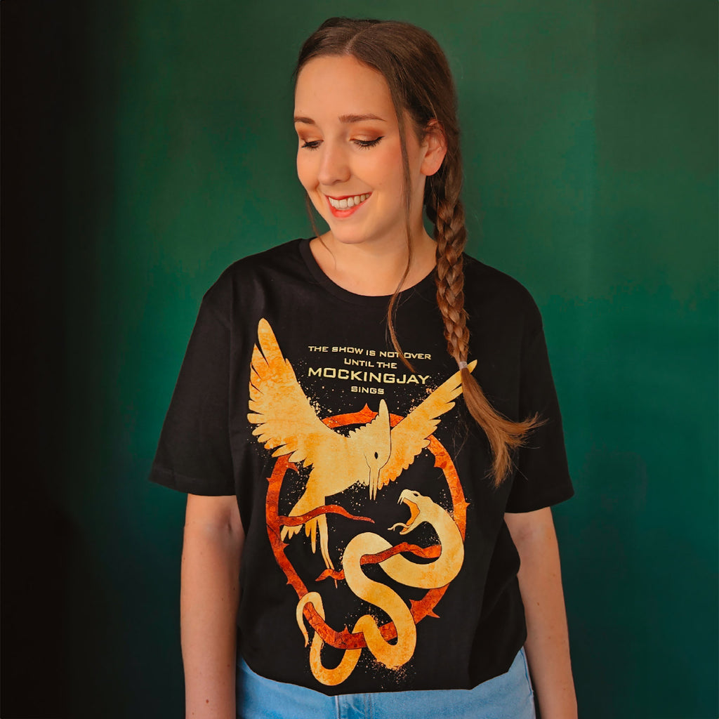 Produktbild Songbird and Snake T-shirt för Hunger Games-fans svart