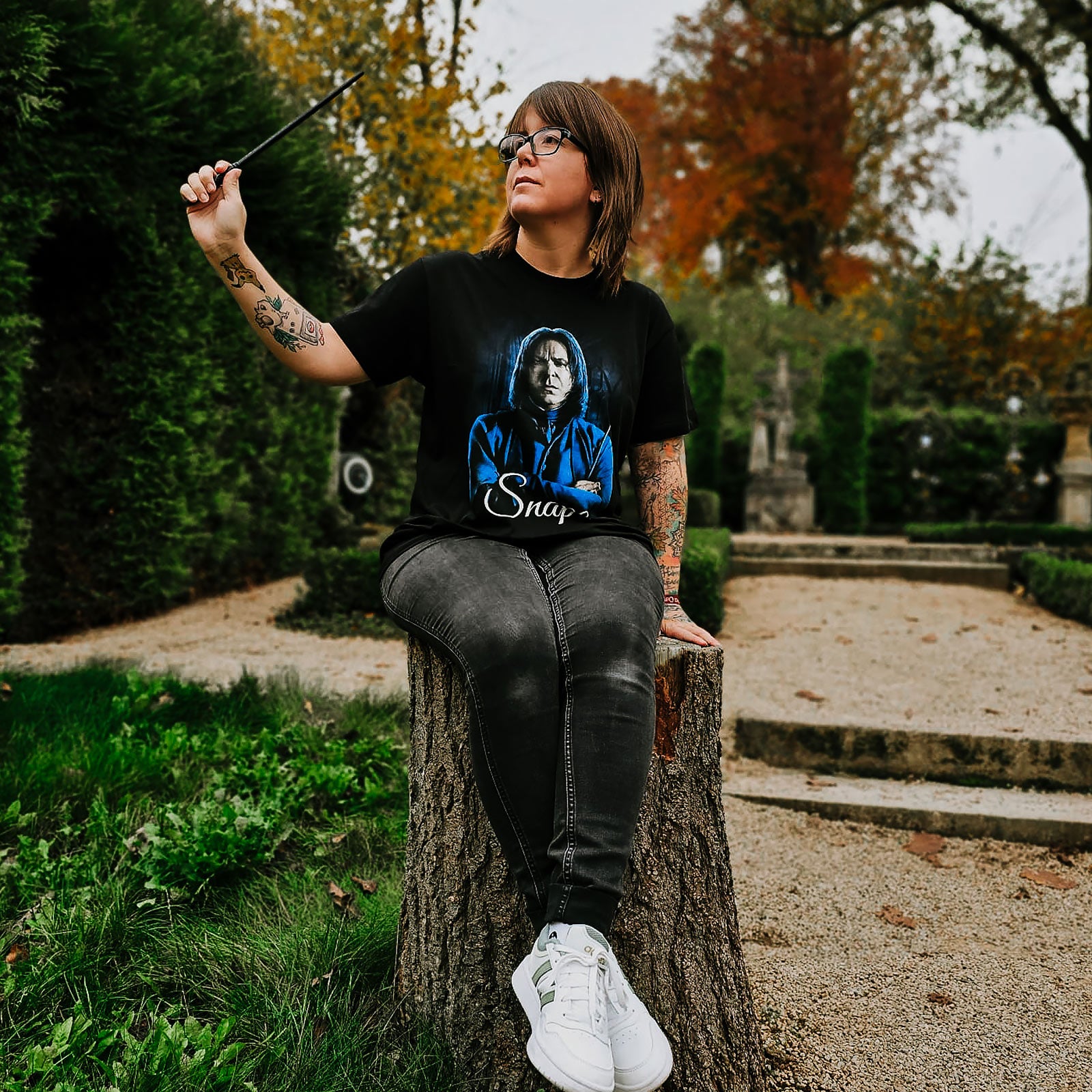 Produktbild Severus Snape T-shirt svart - Harry Potter