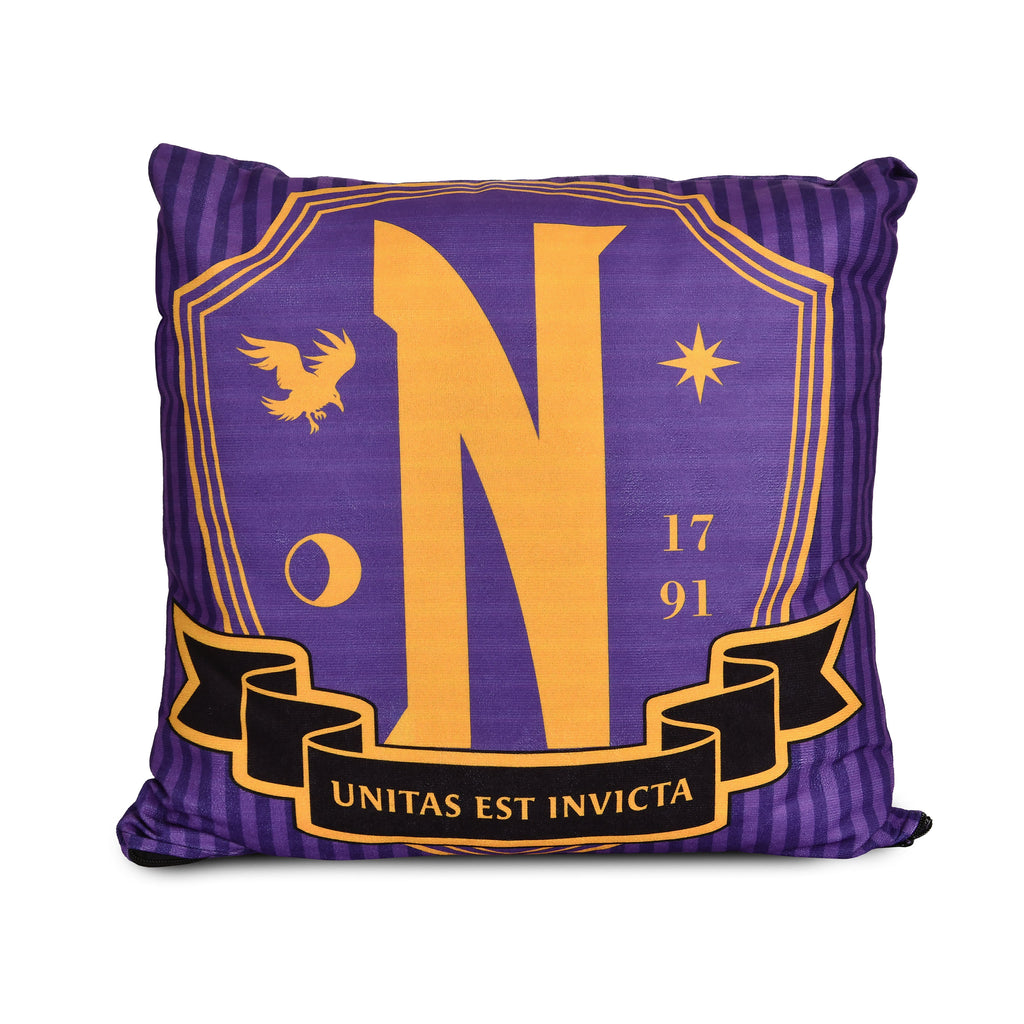 Produktbild Wednesday - Nevermore Academy Logo Kudde