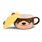 Produktbild Otter Kawaii Mugg med lock för anime-fans