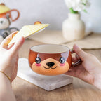 Produktbild Otter Kawaii Mugg med lock för anime-fans
