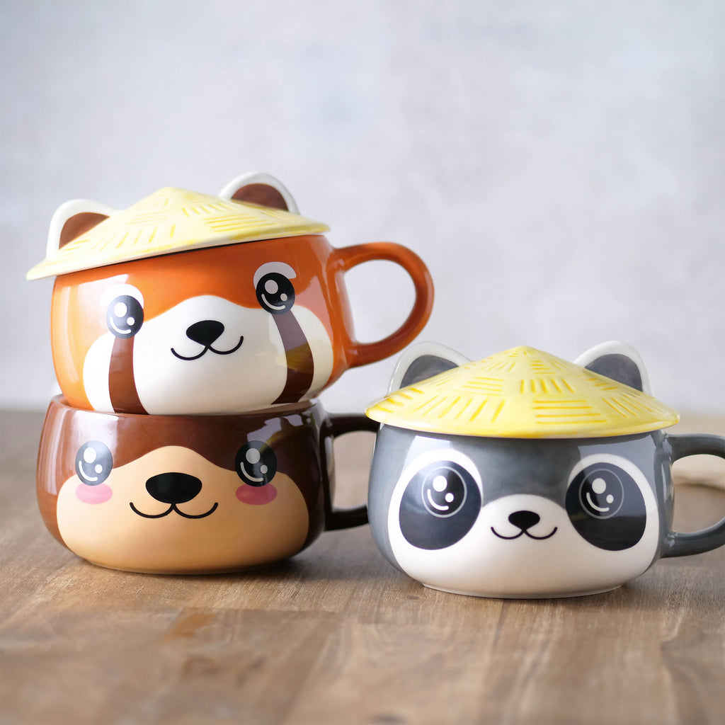 Produktbild Otter Kawaii Mugg med lock för anime-fans