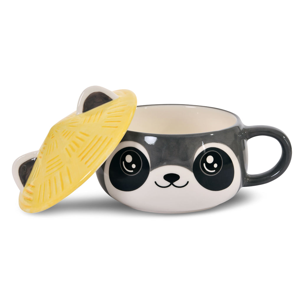 Produktbild Tvättbjörn Kawaii Mugg med lock för anime-fans