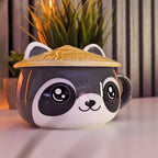 Produktbild Tvättbjörn Kawaii Mugg med lock för anime-fans