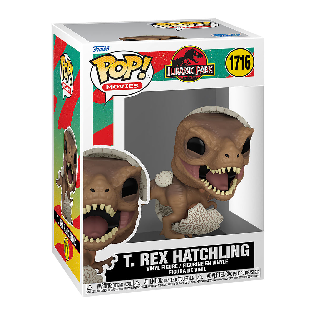 Produktbild Jurassic Park - Kläckande Tyrannosaurus Funko Pop Figur