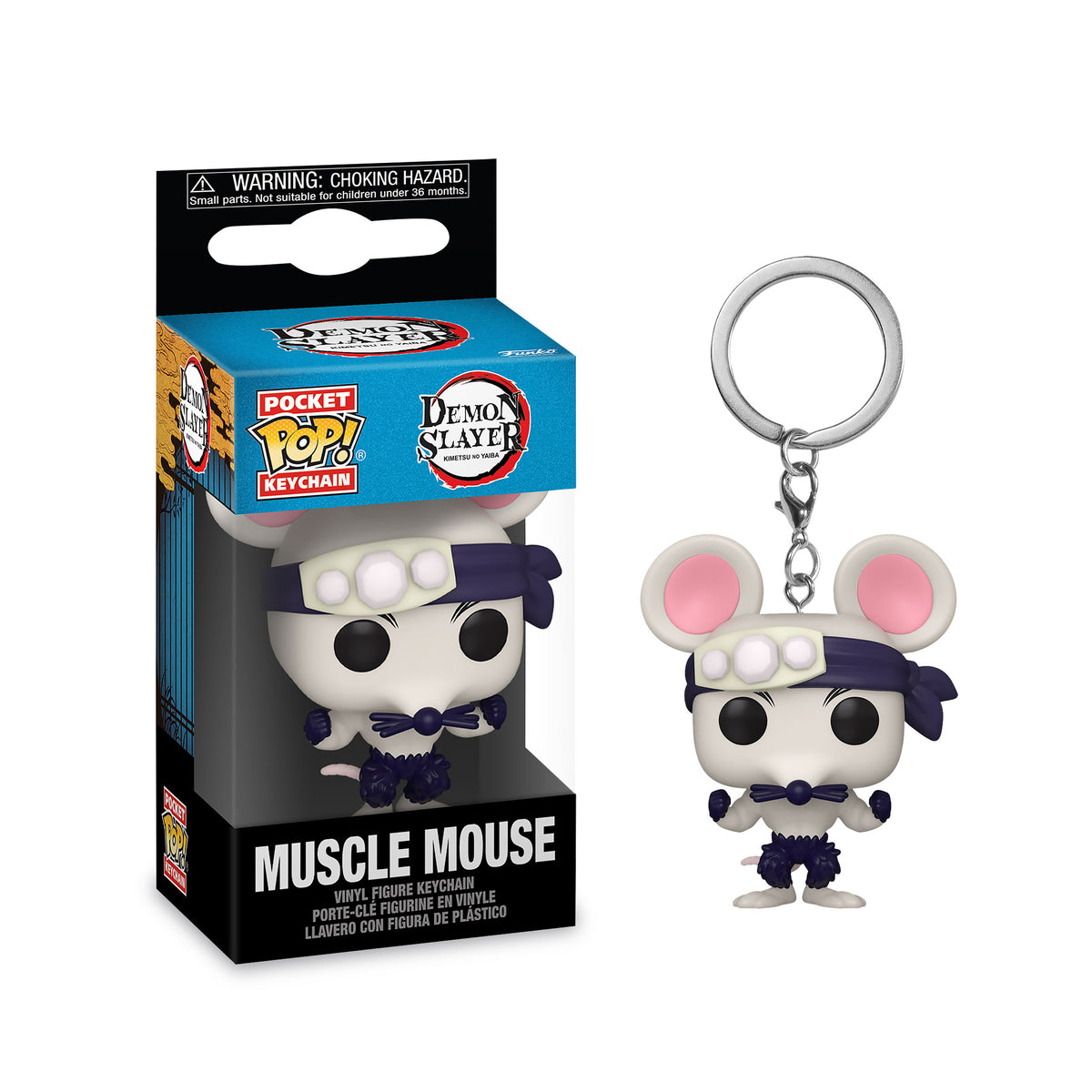Produktbild Demon Slayer - Muscle Mouse Funko Pop Nyckelring