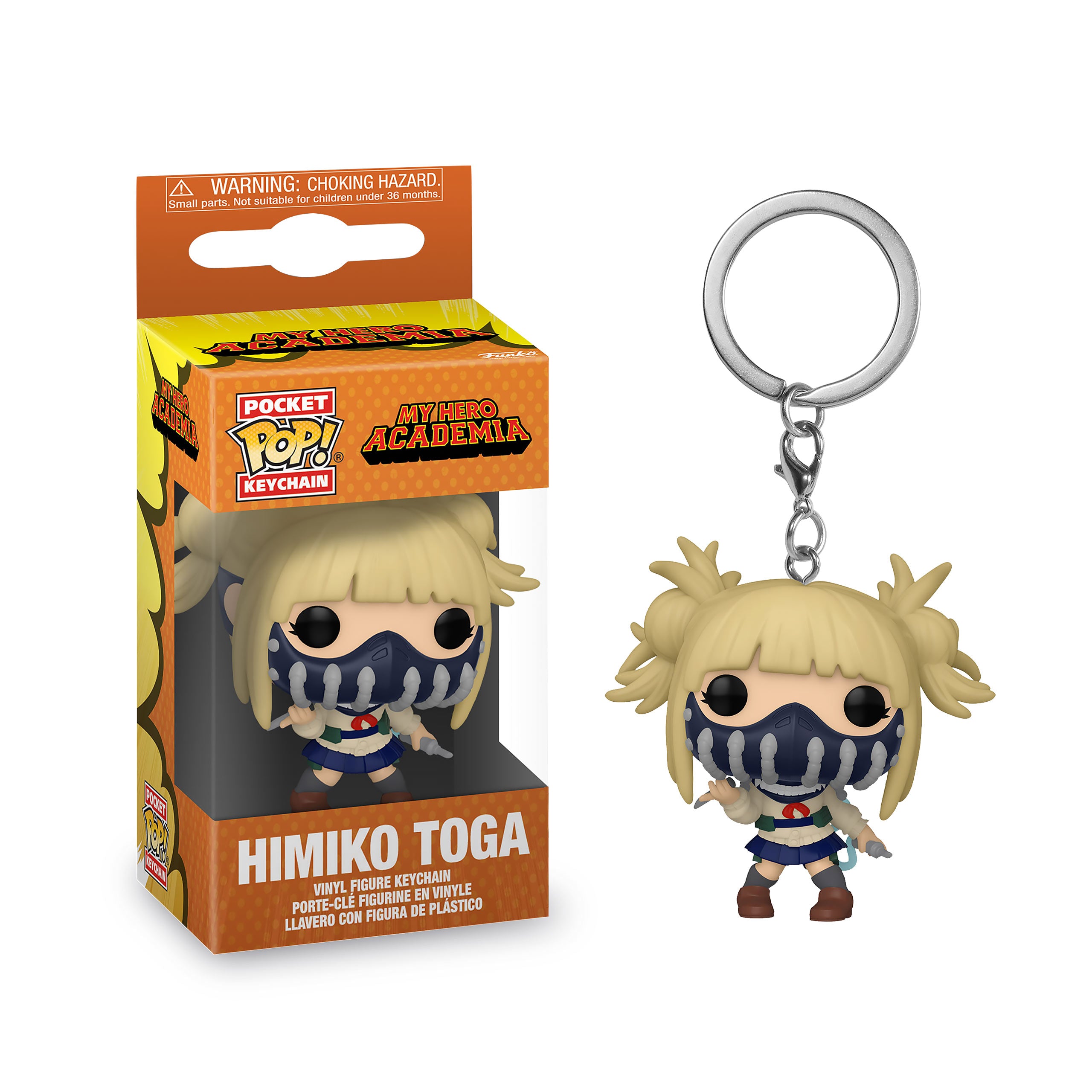 Produktbild My Hero Academia - Toga med mask Funko Pop nyckelring
