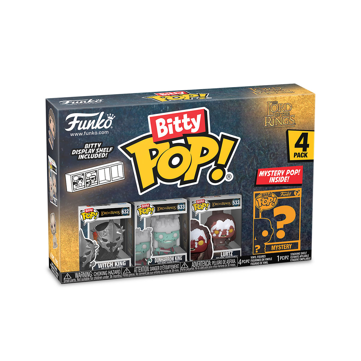 Produktbild Sagan om Ringen - Funko Bitty Pop 4-pack figurset Serie 4