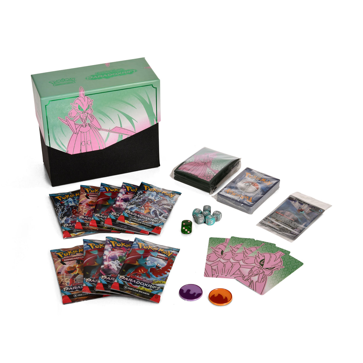 Produktbild Pokemon - Karmesin & Purpur Järnkrigare Topp-Tränar-Box