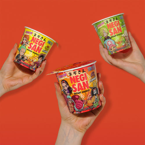 Produktbild One Piece Ramen - Sanji, Usopp och Chopper Grönsaks-snabbnudlar