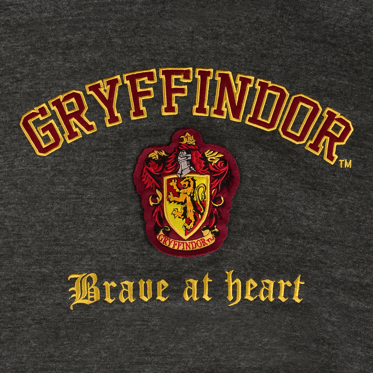 Produktbild Harry Potter - Gryffindor Emblem Premium Hoodie grå
