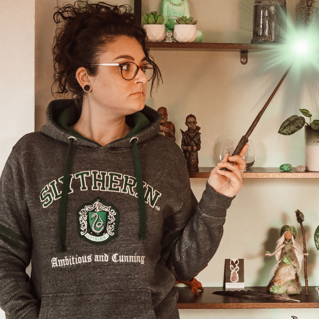 Product image Harry Potter - Slytherin Crest Premium Hoodie grey