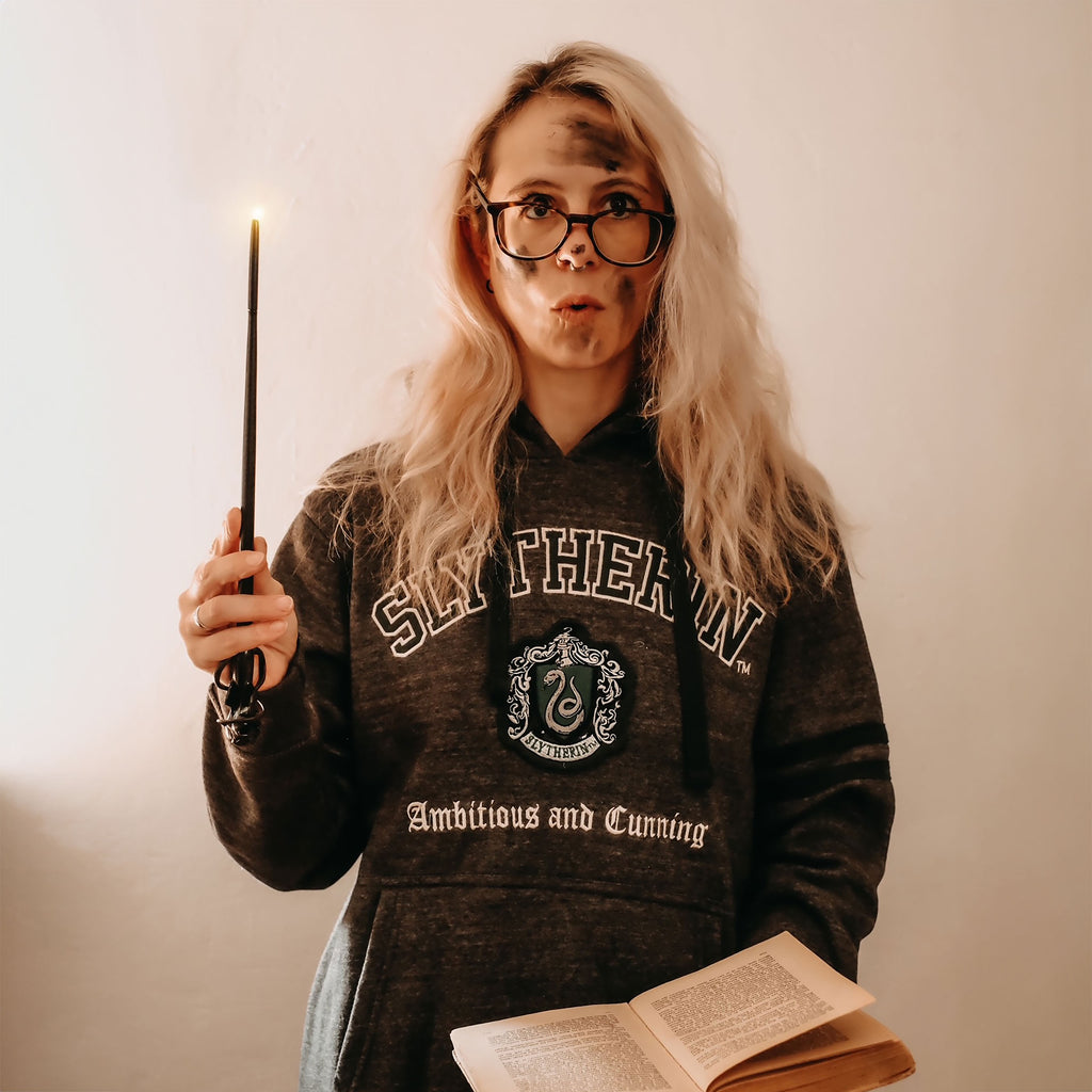 Product image Harry Potter - Slytherin Crest Premium Hoodie grey