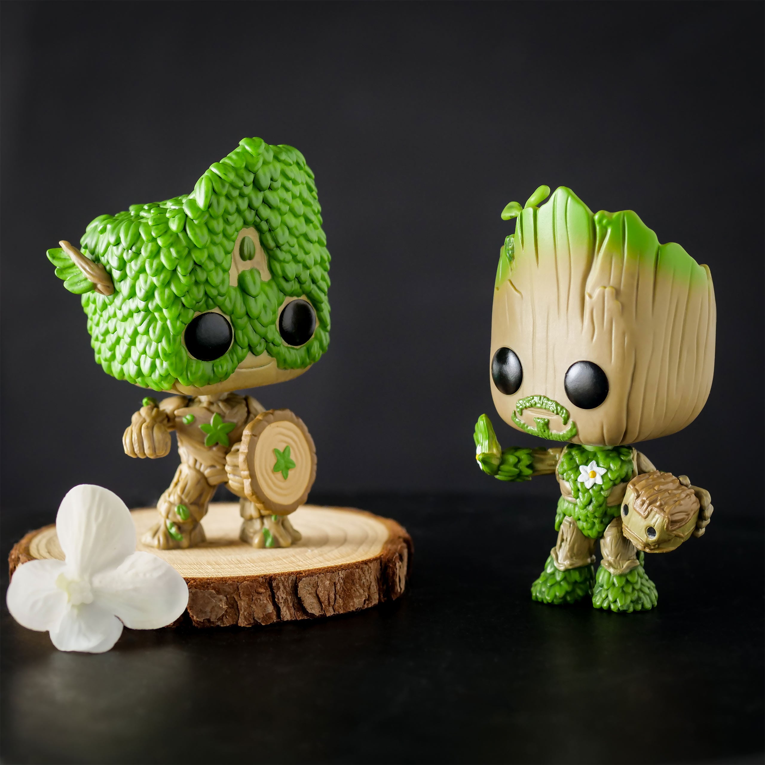 Produktbild Marvel - We Are Groot Captain America Funko Pop Vickhuvudfigur