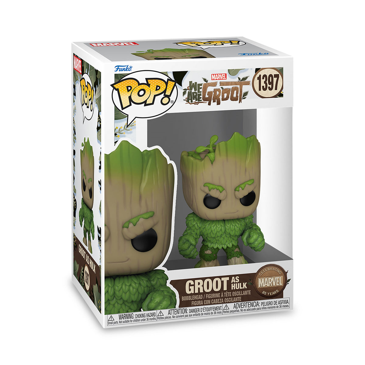 Produktbild Marvel - We Are Groot Hulk Funko Pop vickande huvud-figur