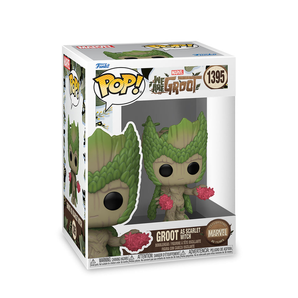 Produktbild Marvel - We Are Groot Scarlet Witch Funko Pop Vickande Huvud-Figur