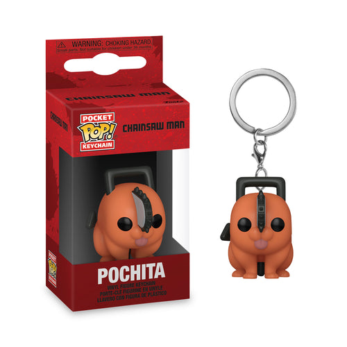 Produktbild Chainsaw Man - Pochita Funko Pop Nyckelring