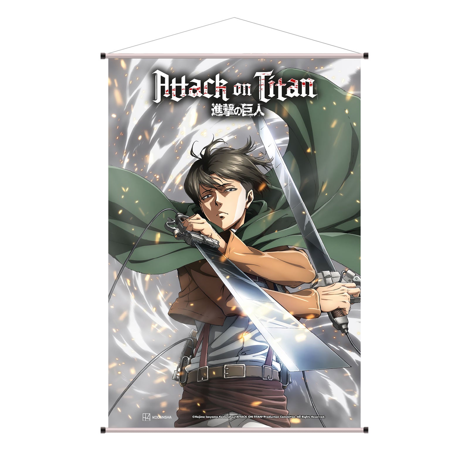 Produktbild Attack on Titan - Levi Ackermann Wall Scroll