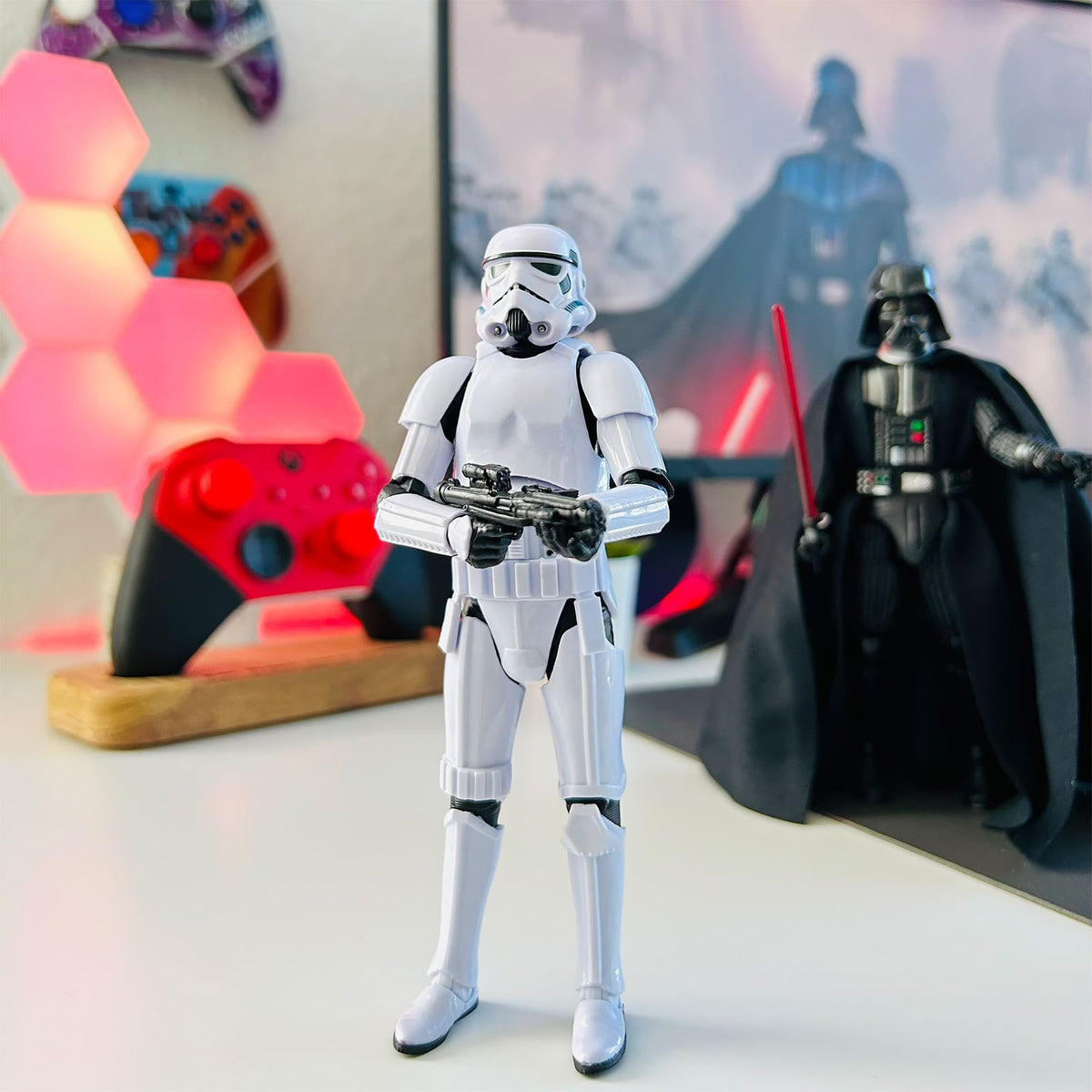 Produktbild Star Wars - Imperial Stormtrooper med Blaster Black Series Actionfigur