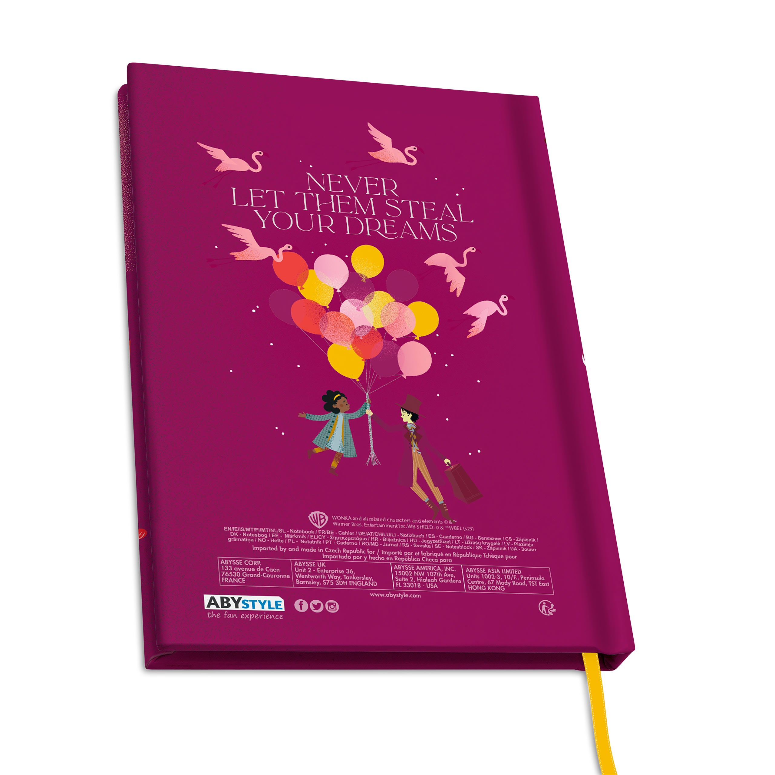 Produktbild Wonka Dreams - Anteckningsbok