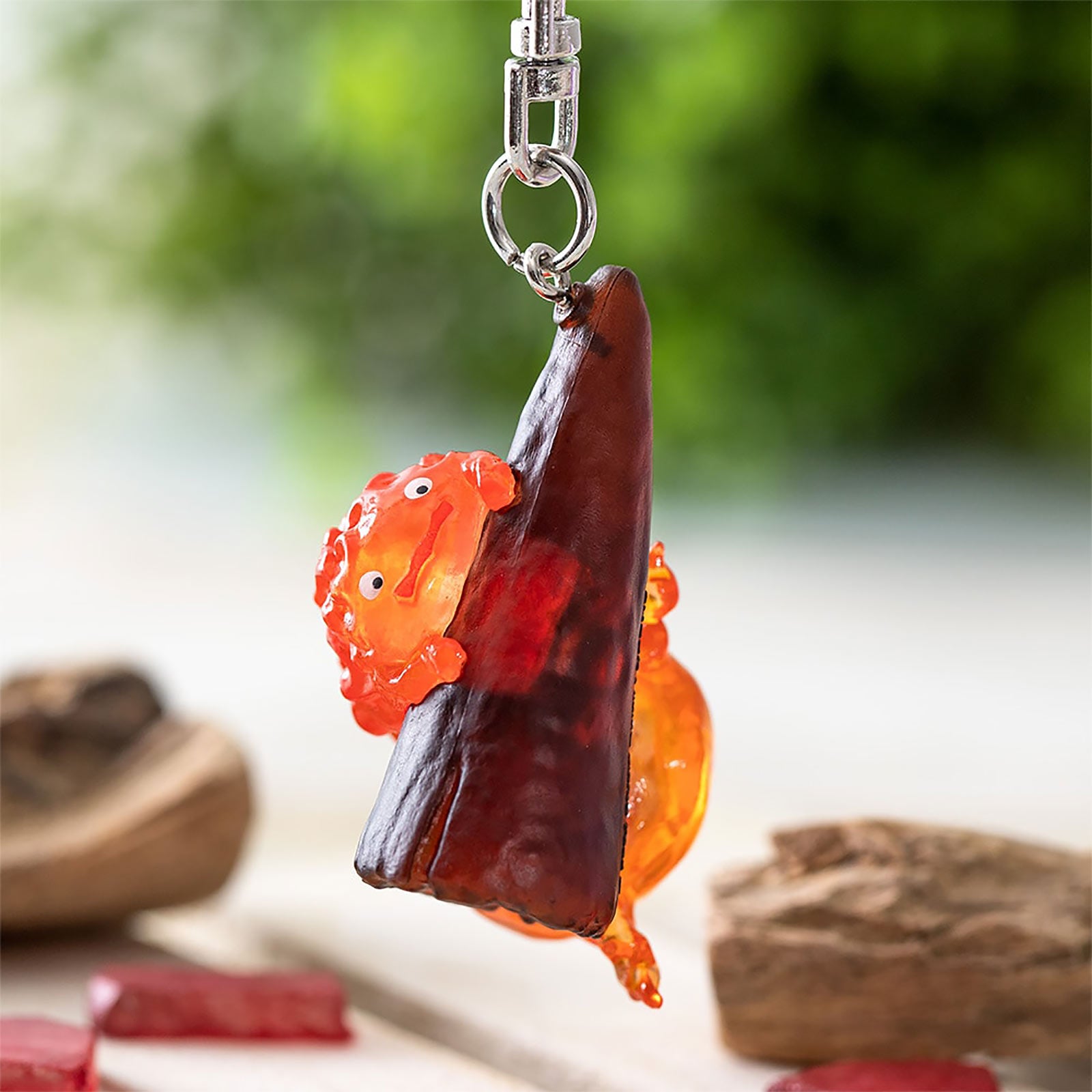 Produktbild Det levande slottet - Calcifer nyckelring