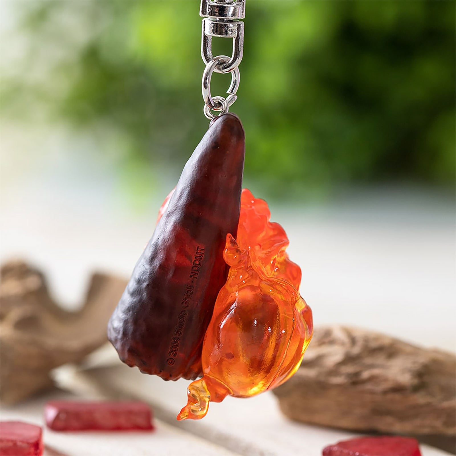 Produktbild Det levande slottet - Calcifer nyckelring