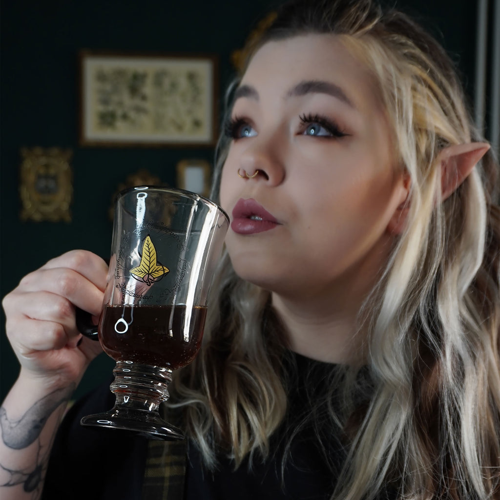 Produktbild Sagan om Ringen - Glas med handtag och alvblad