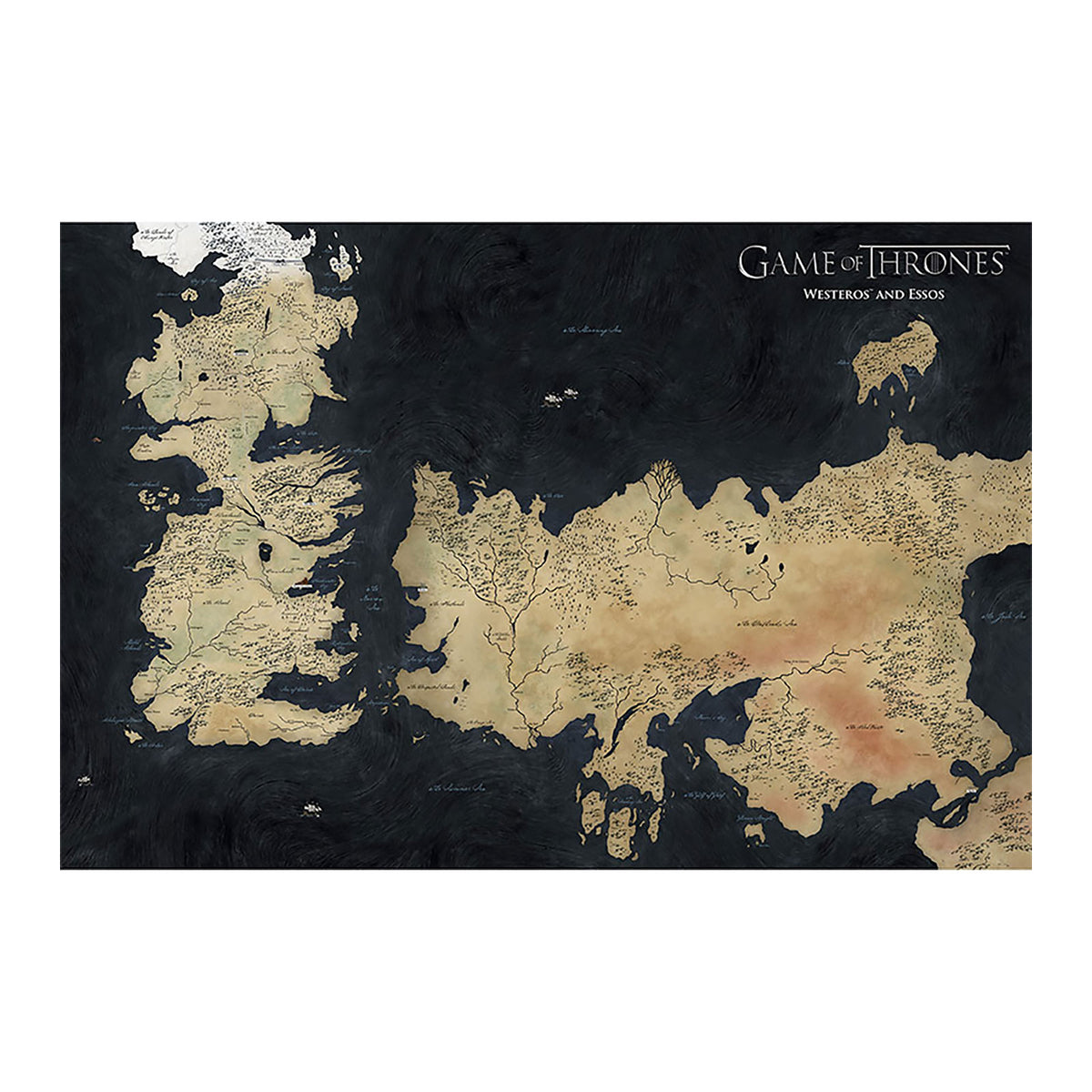 Produktbild Game of Thrones - Karta över Westeros Maxi Poster