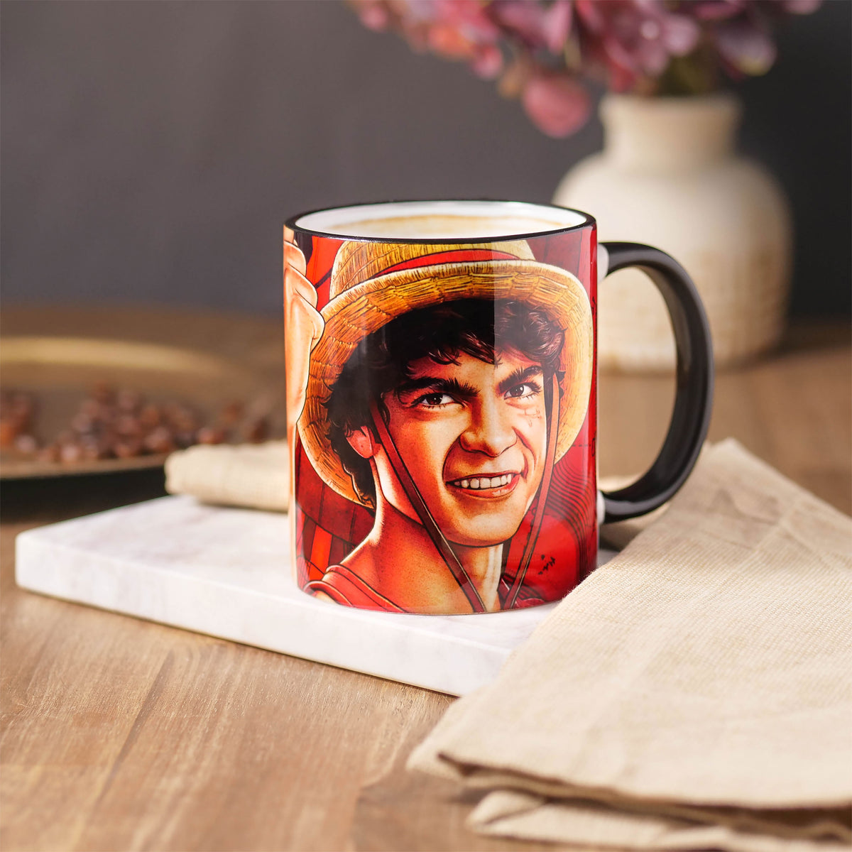 Produktbild Luffy Feeling Piratey Mugg - One Piece