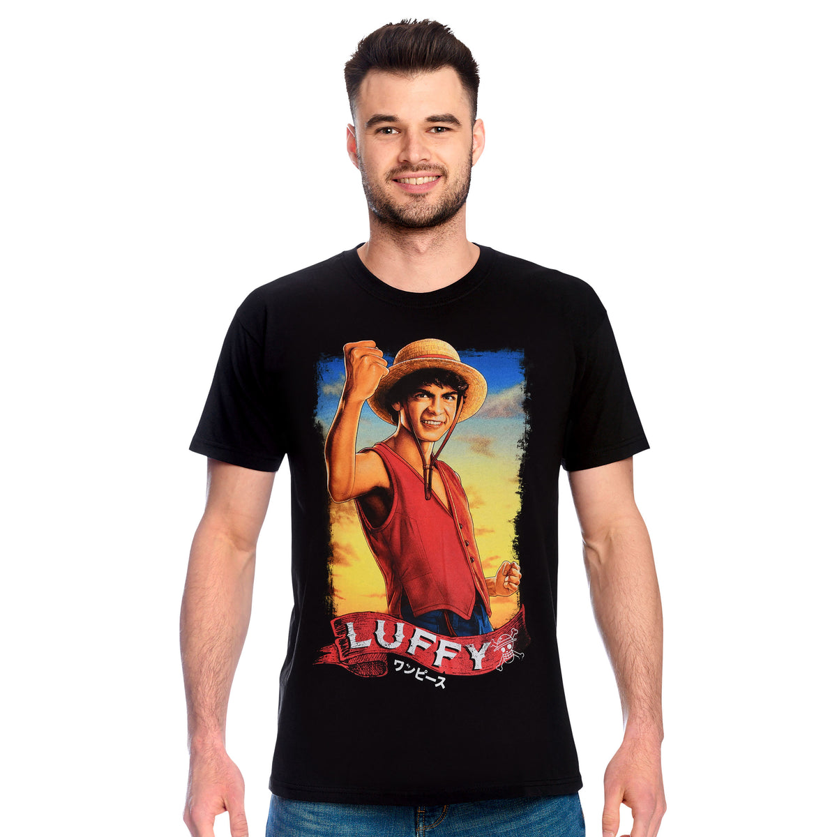 Produktbild Svart Monkey D. Luffy T-shirt - One Piece