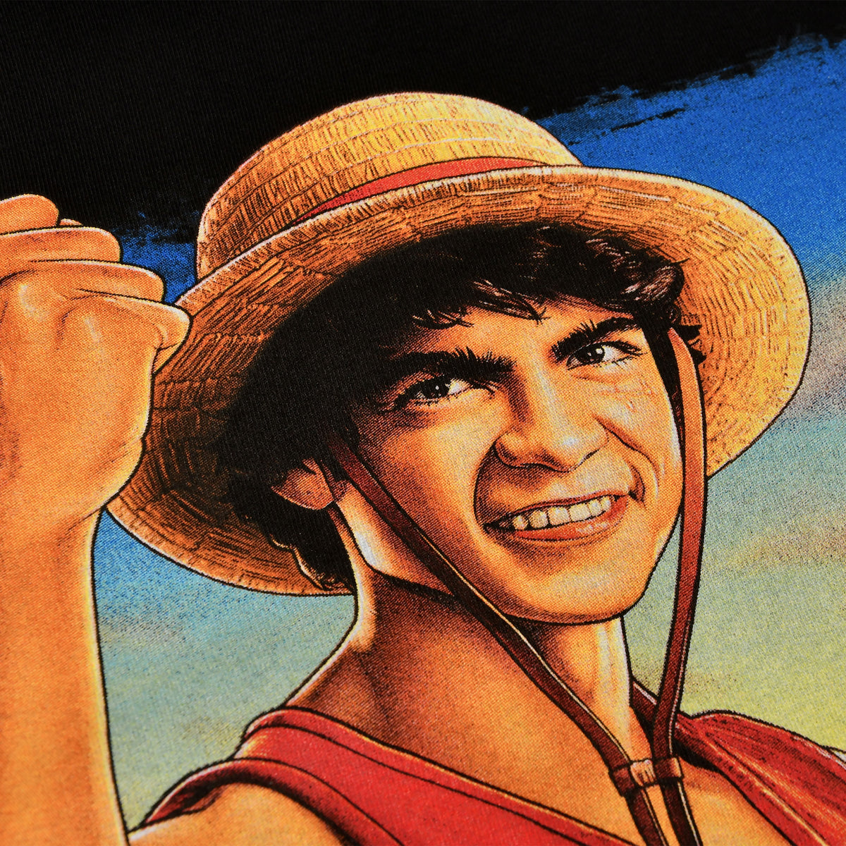 Produktbild Svart Monkey D. Luffy T-shirt - One Piece