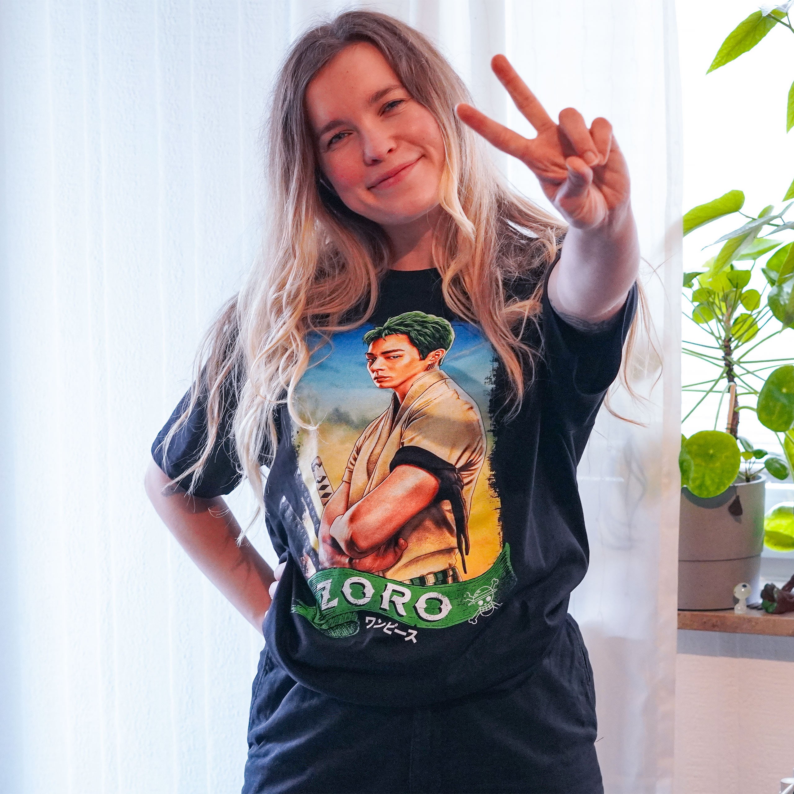 Produktbild Zoro T-shirt svart - One Piece