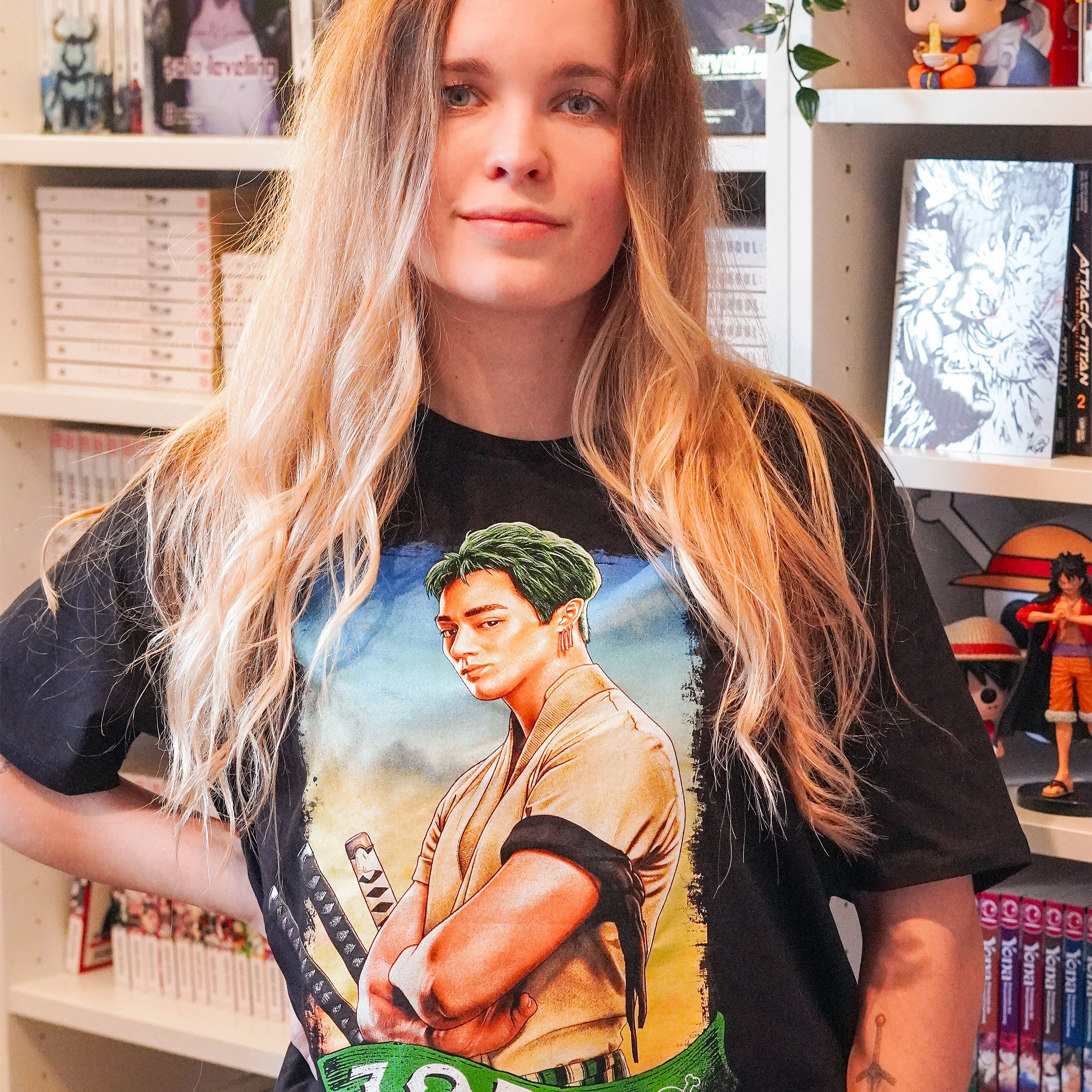 Produktbild Zoro T-shirt svart - One Piece