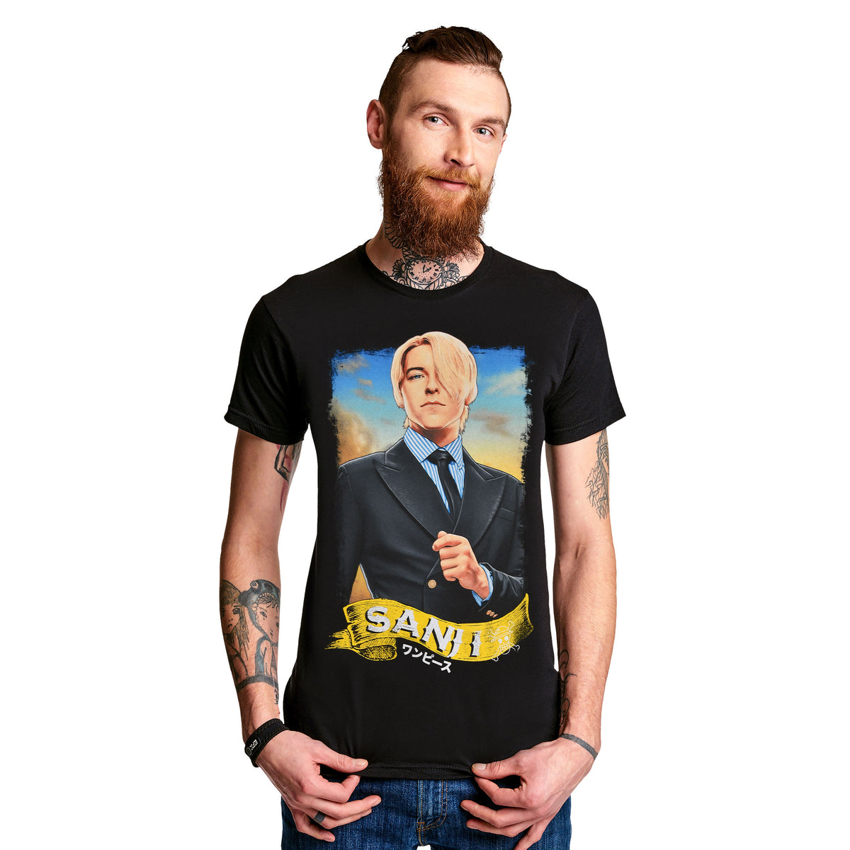 Produktbild Sanji T-shirt svart - One Piece