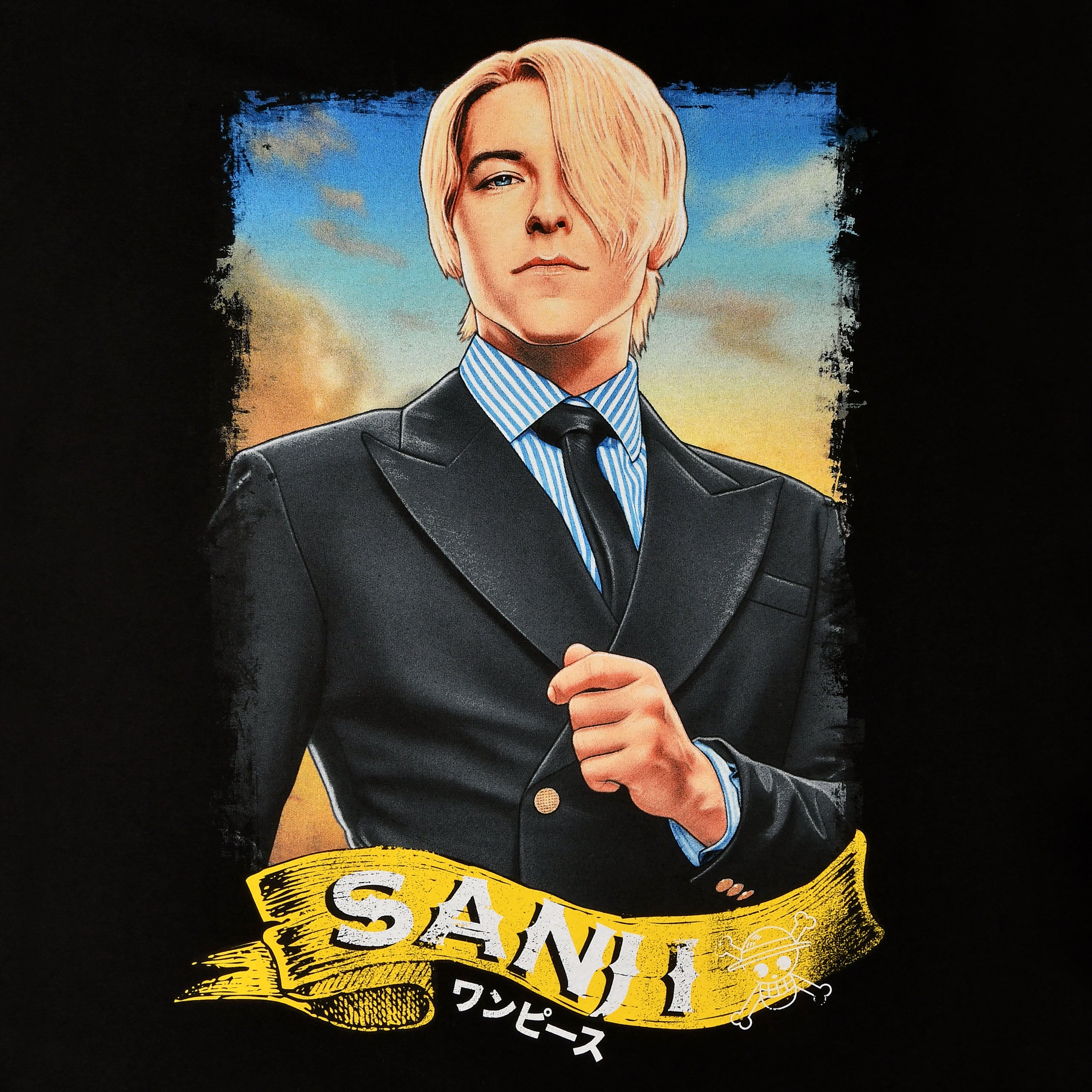 Produktbild Sanji T-shirt svart - One Piece