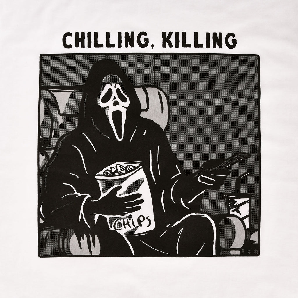 Produktbild Ghost Face - Chilling, Killing T-shirt vit