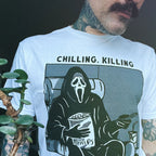 Produktbild Ghost Face - Chilling, Killing T-shirt vit