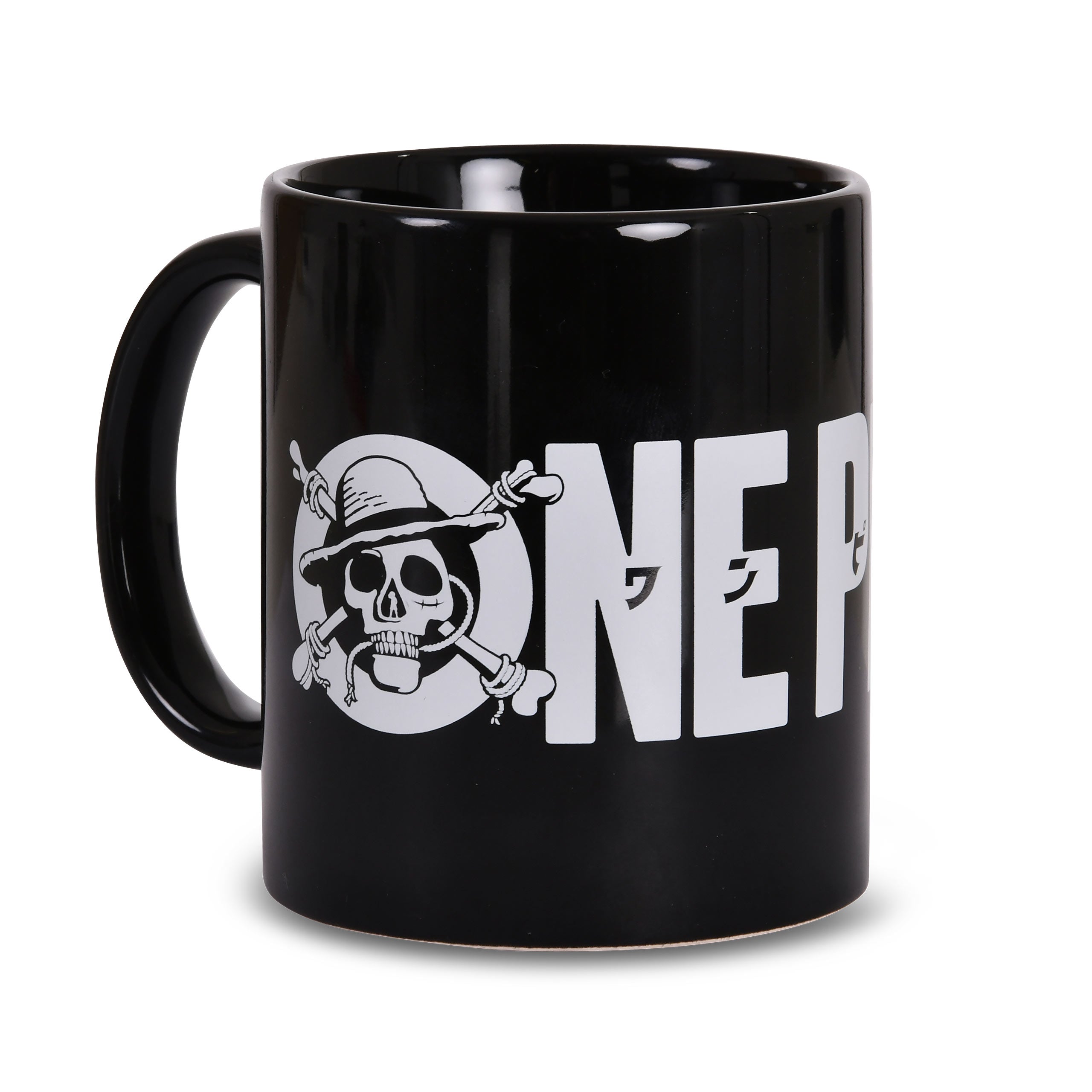 Produktbild Serielogomugg svart-vit - One Piece