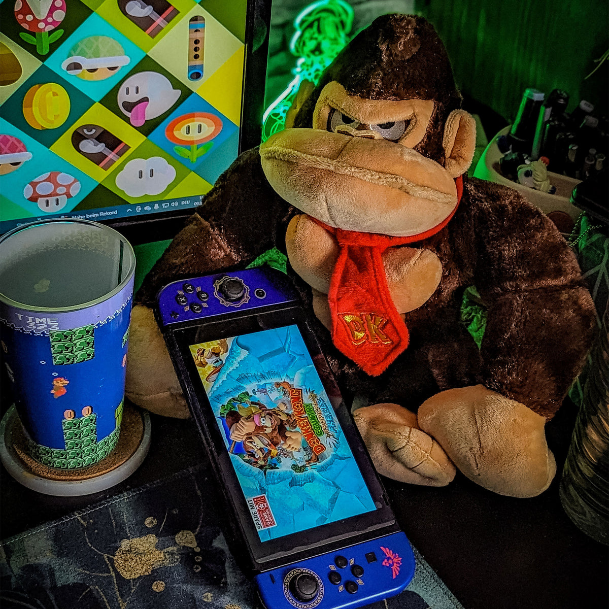 Produktbild Donkey Kong Plyschfigur - Super Mario