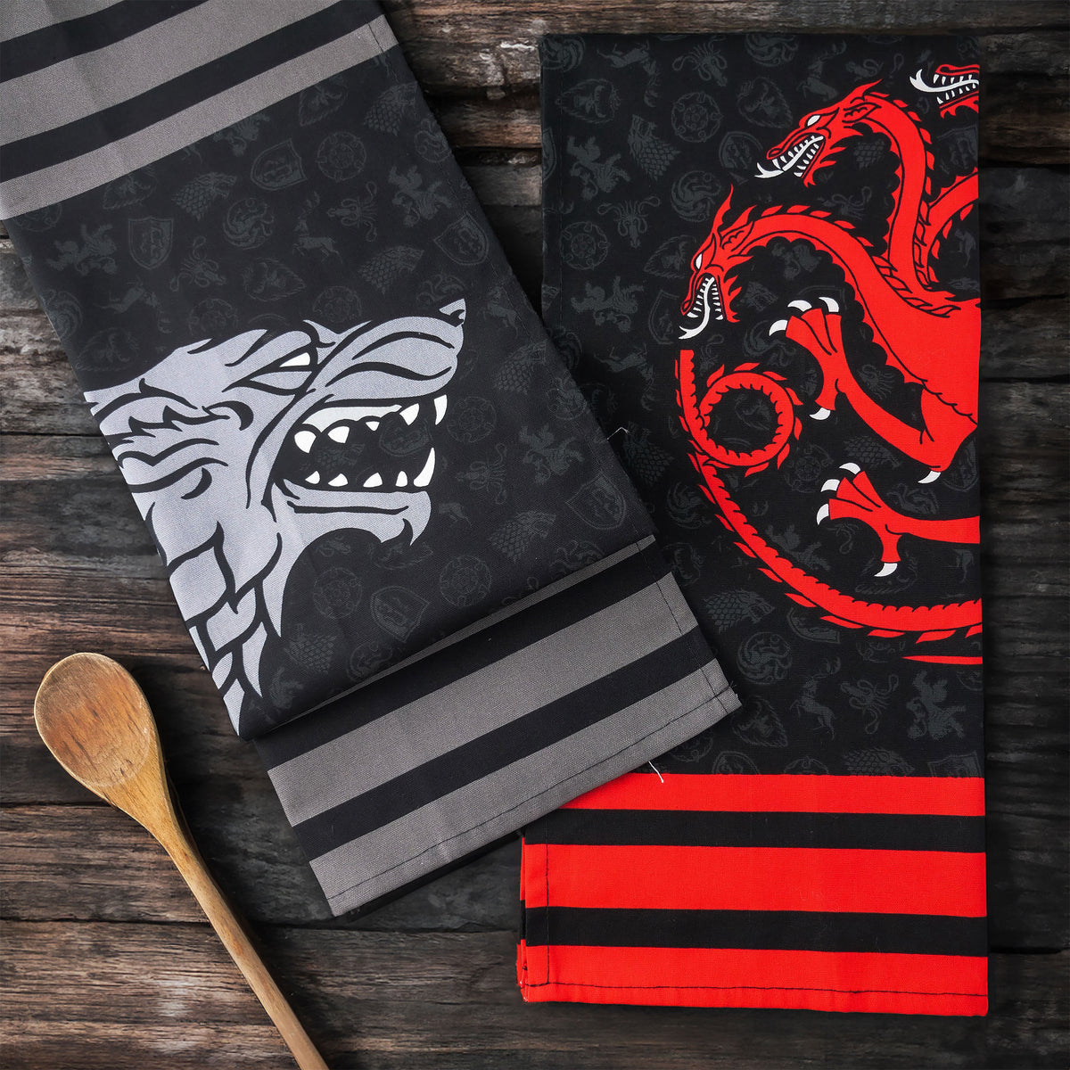 Produktbild Stark och Targaryen kökshandduksset - Game of Thrones