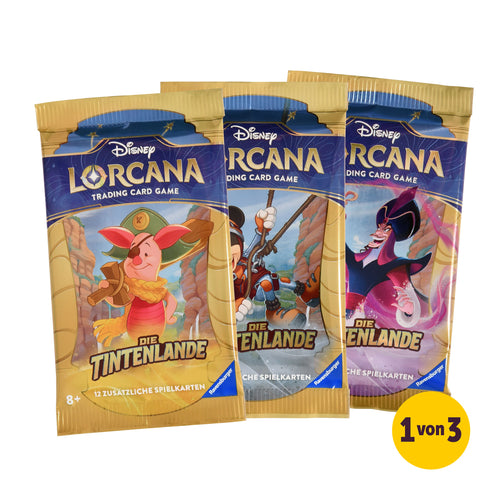 Produktbild Disney Lorcana Booster - Bläcklanden Samlarkortspel