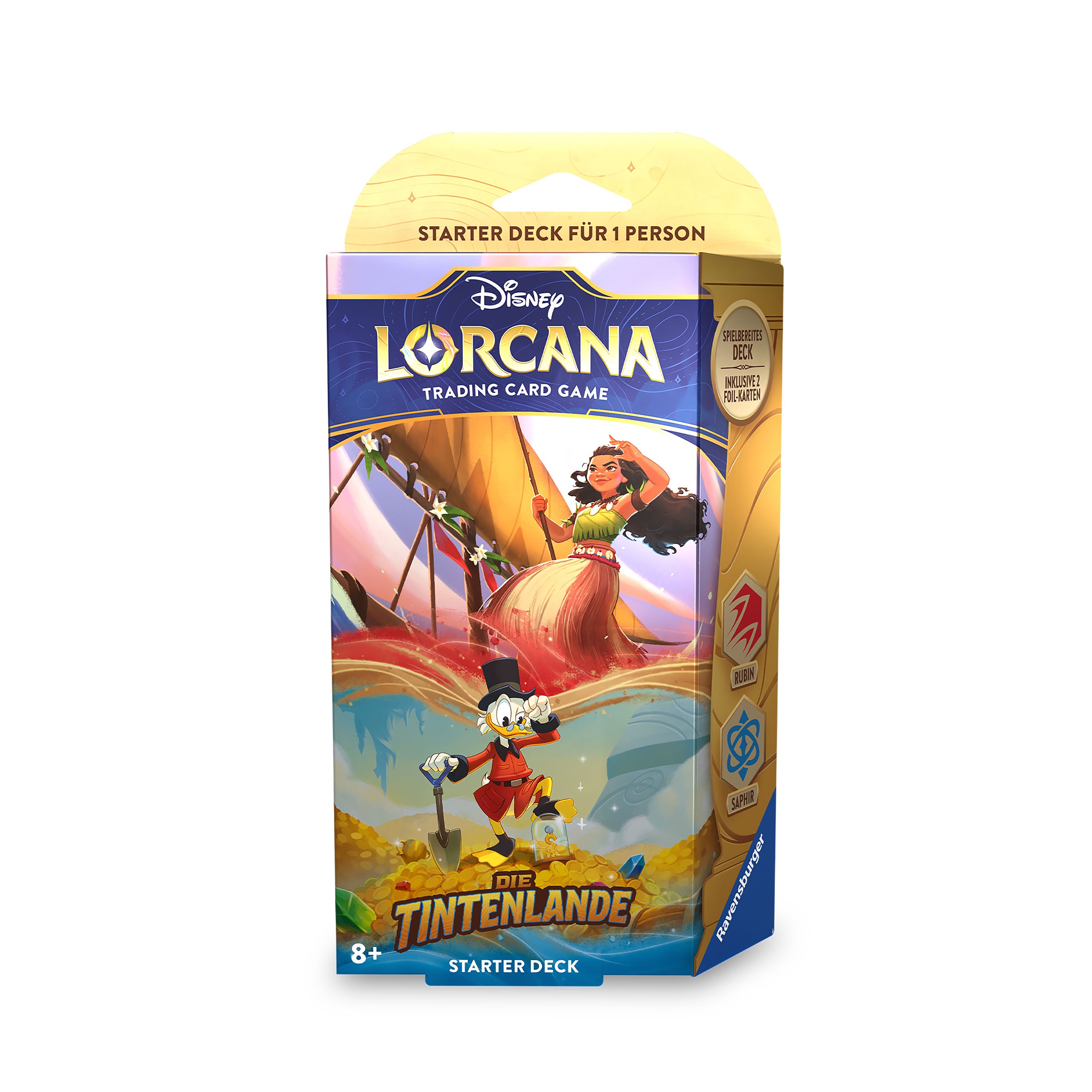Produktbild Disney Lorcana Rubin och Safir Startpaket - Bläcklandet Kortspel