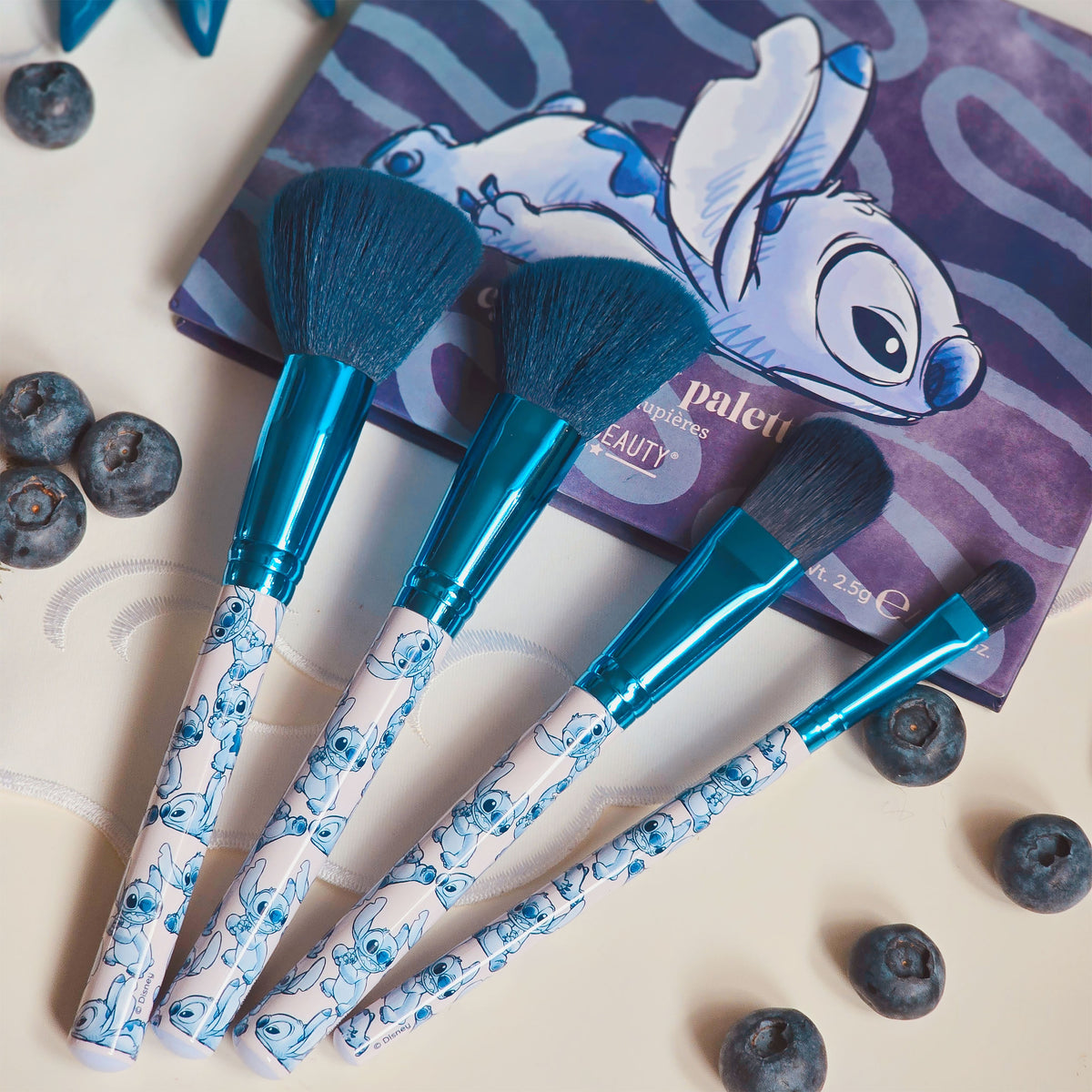 Produktbild Stitch Sminkborstar 4-pack - Lilo & Stitch