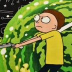 Produktbild Rick and Morty - Portal Fleecefilt