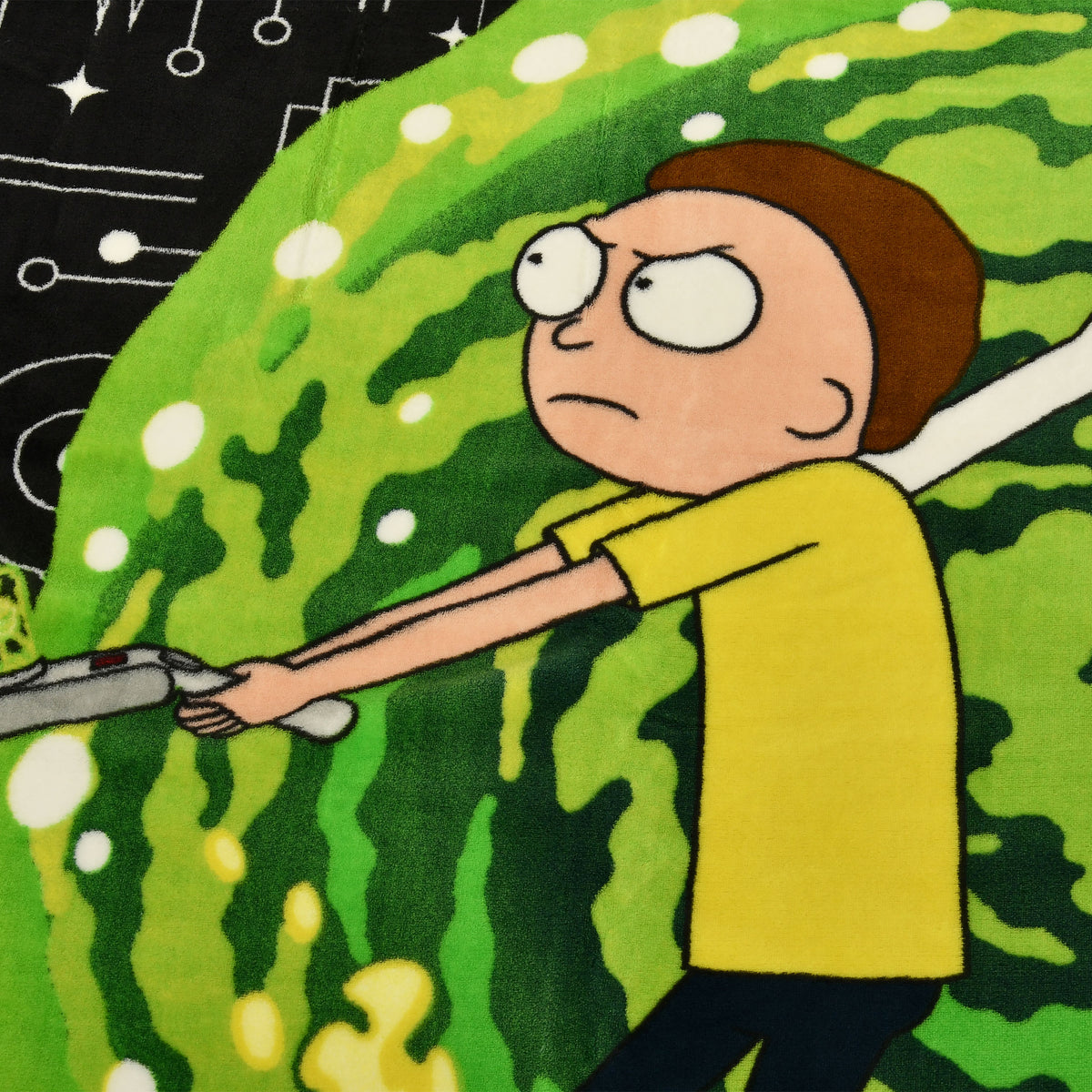Produktbild Rick and Morty - Portal Fleecefilt