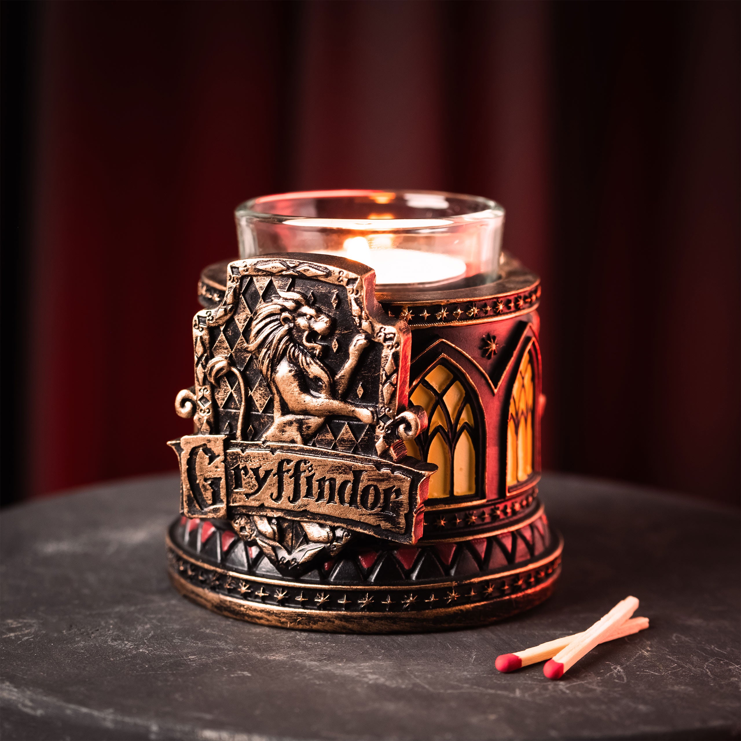Produktbild Gryffindor värmeljushållare - Harry Potter
