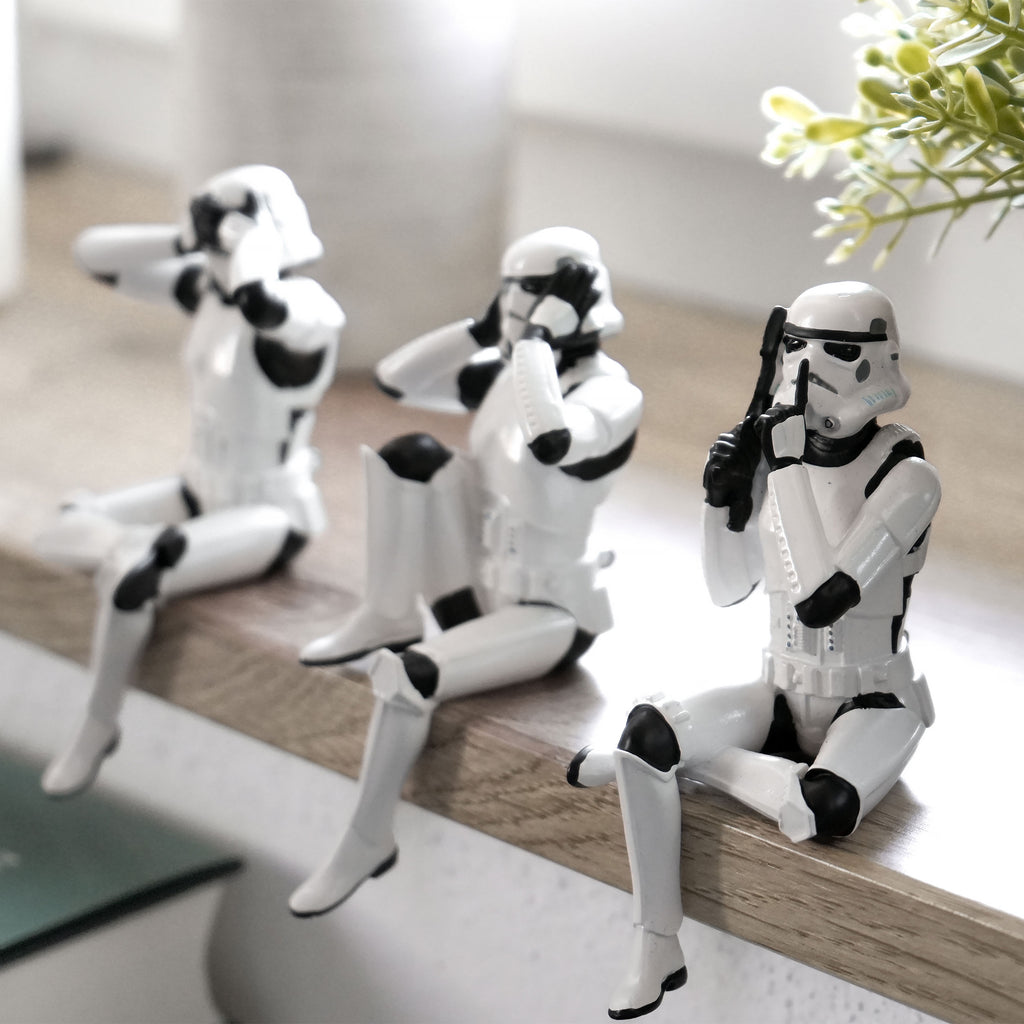 Produktbild Original Stormtrooper Don't See Hear Speak figurset sittande