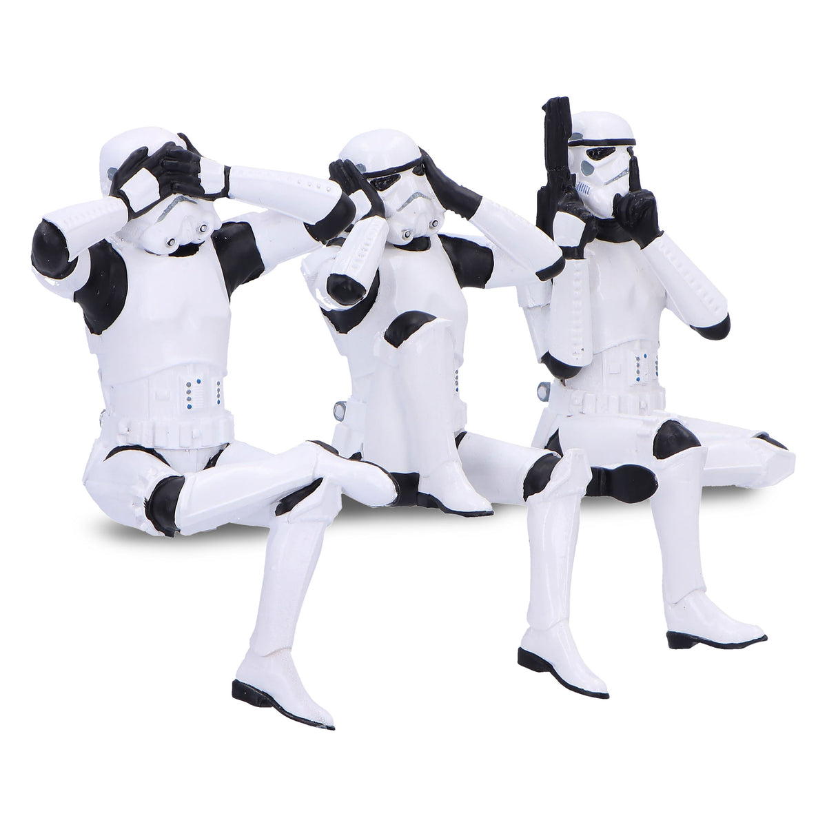 Produktbild Original Stormtrooper Don't See Hear Speak figurset sittande