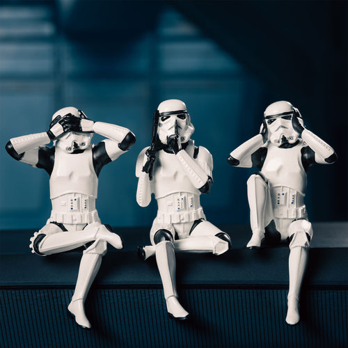 Produktbild Original Stormtrooper Don't See Hear Speak figurset sittande