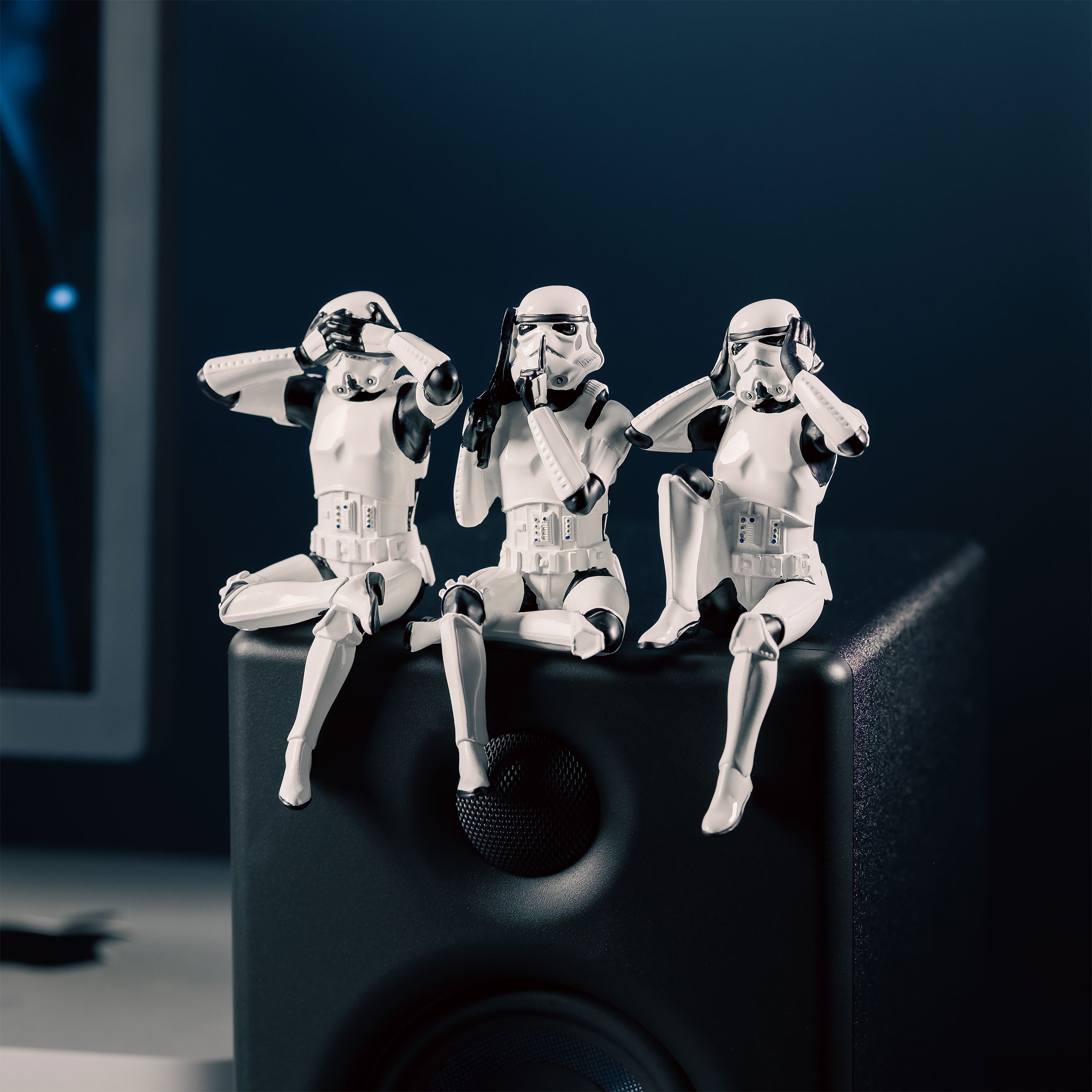 Produktbild Original Stormtrooper Don't See Hear Speak figurset sittande